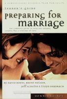 Preparing for Marriage: Leader's Guide : The Complete Guide to Help You Prepare Couples for a Lifetime of Love 0830717609 Book Cover