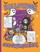 Halloween Coloring Book: For kids ages 8-12: Spooky and Fun Collection of 35 Halloween Coloring Pages for Children to Color, Hours Of Fun Guaranteed! B08KBV5DC5 Book Cover