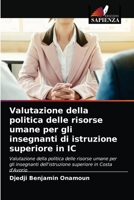 Valutazione della politica delle risorse umane per gli insegnanti di istruzione superiore in IC 6202964774 Book Cover