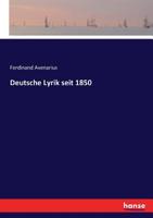 Deutsche Lyrik seit 1850 (German Edition) 3743376121 Book Cover