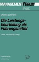Die Leistungsbeurteilung als Fuhrungsmittel 3642634249 Book Cover