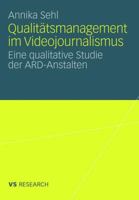 Qualitätsmanagement Im Videojournalismus 3835070304 Book Cover