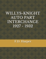 WILLYS-KNIGHT AUTO PART INTERCHANGE 1927 - 1932 B08WP2BFLN Book Cover