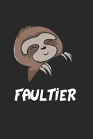 Faultier Notizbuch: Faultier Notizbuch f�r Liebhaber / Notizheft / Notizblock A5 (6x9in) Dotted Notebook / Punkteraster / 120 gepunktete Seiten 1671482433 Book Cover