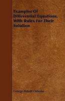 Examples of Differential Equations 1164640038 Book Cover