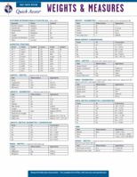 Weights and Measures - REA's Quick Access Reference Chart 0738607568 Book Cover