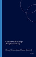Generative Phonology: Description and Theory 012405160X Book Cover