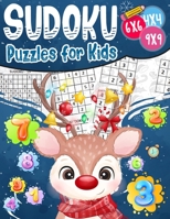 Sudoku Puzzles for Kids: 270 Fun Puzzles for kids B08HTF1M17 Book Cover