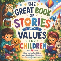 The Great Book of Stories with Values for Children: Short Stories for Ages 4–8 About Friendship, Honesty, Empathy, Perseverance, and More B0H7M8C356 Book Cover