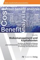 Risikomanagement Und Kapitalkosten 363947189X Book Cover