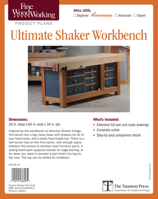 Fine Woodworking's Ultimate Shaker Workbench Plan 1631866060 Book Cover