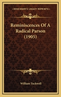 Reminiscences Of A Radical Parson 1166181154 Book Cover