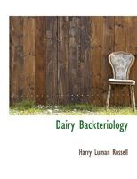 Dairy Backteriology 1140053108 Book Cover