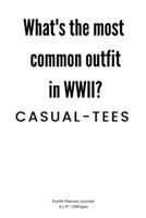 What's the most common outfit in WWII?: Dairy Outfit Planner for Costume women Stylish to Write In fun creative Ideas and to do list Notebook 1676527672 Book Cover