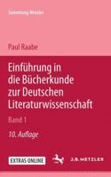 Einführung in die Bücherkunde zur deutschen Literaturwissenschaft 3476190013 Book Cover