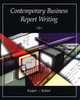 Contemporary Business Report Writing 0324587422 Book Cover