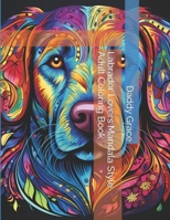 Labrador Lovers Mandala Style Adult Coloring Book B0CR8GSZ26 Book Cover