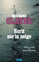Ecrit sur la neige 2234006074 Book Cover