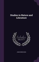 Studies in Nature and Literature 1141712040 Book Cover