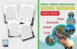 US National Parks: Great Smoky Mountains Park Large Print Word Search Puzzle: 50 Word-Finds with Solutions Including What to Know; Places to See or ... Family Road Trips and Airplane Activiy Book 1962954994 Book Cover