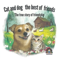 Cat and dog the best of friends: The true story of friendship B0DY63Y9RW Book Cover