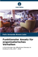 Funktionaler Ansatz für organisatorisches Verhalten (German Edition) 6206654133 Book Cover