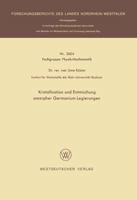 Kristallisation Und Entmischung Amorpher Germanium-Legierungen 3663018636 Book Cover