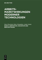 Innovation, Wachstum und Beschäftigung 3110119870 Book Cover