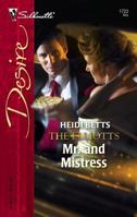 Mr. and Mistress 0373767234 Book Cover