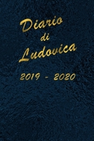 Agenda Scuola 2019 - 2020 - Ludovica: Mensile - Settimanale - Giornaliera - Settembre 2019 - Agosto 2020 - Obiettivi - Rubrica - Orario Lezioni - Appunti - Priorit� - Elegante cover con effetto Oceano 1692735365 Book Cover