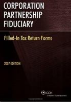 Corporation - Partnership - Fiduciary Filled-In Tax Return Forms 0808015877 Book Cover