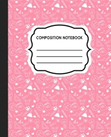 Composition Notebook: School Symbols on a Pink Background | Teens Kids Students Girls for Home School College for Writing Notes | Back to School College Ruled Paper, 110 Pages 1089785410 Book Cover