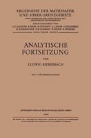 Analytische Fortsetzung 3662012715 Book Cover