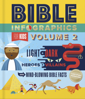 Bible Infographics for Kids Volume 2: Light and Dark, Heroes and Villains, and Mind-Blowing Bible Facts 0736976329 Book Cover