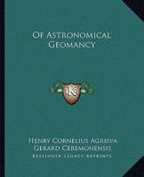 Of Astronomical Geomancy 1162846208 Book Cover