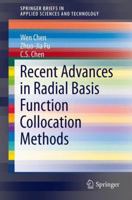 Recent Advances in Radial Basis Function Collocation Methods 3642395716 Book Cover