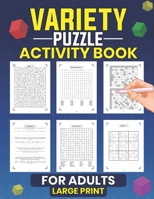 Variety Puzzle: Activity Book B0BVDJDBF8 Book Cover