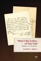 “Were I the Author of This Tale”: Tolstoy as Translator 1049801091 Book Cover
