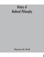 History of Medieval Philosophy 9354159494 Book Cover