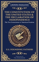 The Constitution of the United States & The Declaration of Independence: The Two Cornerstones of American Freedom (Library of Alexandria) 1804218235 Book Cover