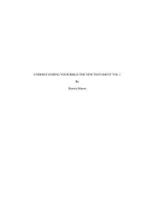 Understanding Your Bible-The New Testament: Volume One 149424733X Book Cover