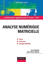 Analyse numérique matricielle (French Edition) 2100520857 Book Cover
