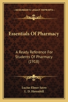 Essentials of Pharmacy: A Ready Reference for Students of Pharmacy 1298976227 Book Cover