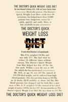 The Doctor's Quick Weight Loss Diet B0006WW69A Book Cover