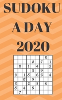 Sudoku a Day 2020: tons of sudoku 100 easy to hard puzzles 1650301847 Book Cover