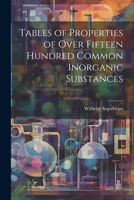 Tables of Properties of Over Fifteen Hundred Common Inorganic Substances 102209954X Book Cover