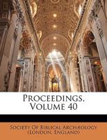 Proceedings, Volume 40 1144724139 Book Cover