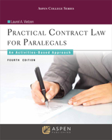 Practical Contract Law for Paralegals: An Activities-Based Approach 1454828021 Book Cover