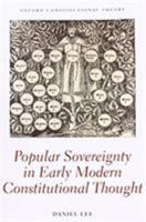 Popular Sovereignty in Early Modern Constitutional Thought 0198745168 Book Cover