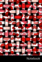 Notebook: Liebe, Herz, Hintergrund, Textur Notizbuch / Tagebuch / Schreibheft / Notizen - 6 x 9 Zoll (15,24 x 22,86 cm), 150 Seiten, gl�nzende Oberfl�che. 1702239837 Book Cover